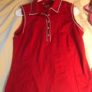 Women’s sleeveless golf shirt